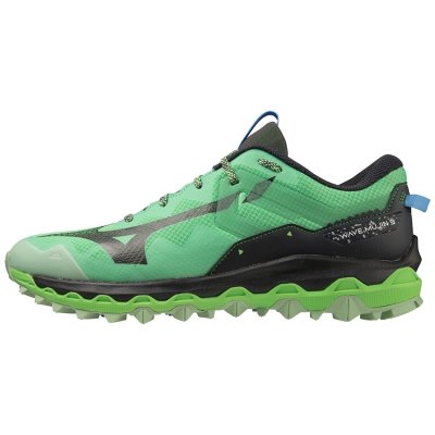 Zapatillas Para Correr Mizuno WAVE Mujin 9 Hombre Verdes / Negros / Azules - Chile M587NJBLTI